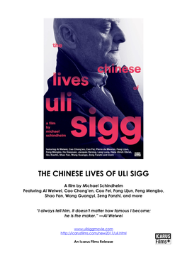 The Chinese Lives of Uli Sigg