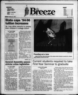 State Caps '94-96 Tuition Increases Va