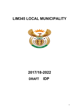 Lim345 Local Municipality 2017/18-2022 Draft