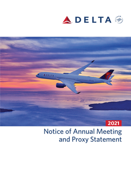 Delta 2021 Proxy Statement