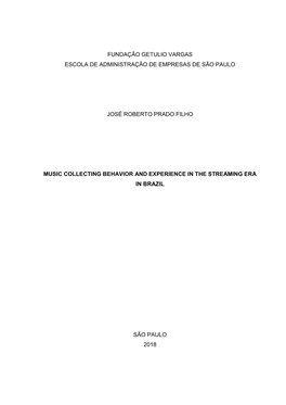 Fundação Getulio Vargas Escola De Administração De Empresas De São Paulo