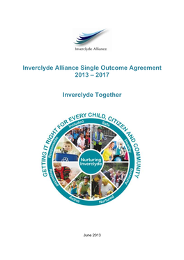 Inverclyde Alliance Single Outcome Agreement 2013 – 2017