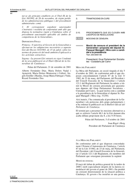 Tar-Se Als Principis Establerts En El Títol IX De La Llei 30/1992, De 26 De Novembre, De Règim Jurídic 3