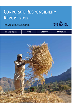 ICL Corporate Responsibility Report 2012