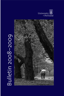 Bulletin 2008–2009 University Calendar