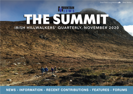 Irish Hillwalkers' Quarterly, November 2020