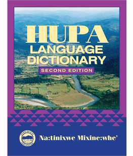 Hupa Language Dictionary Second Edition