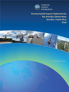 Environmental Impact Statement for the Arecibo Observatory Arecibo, Puerto Rico Draft