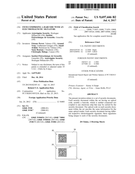 (12) United States Patent (10) Patent No.: US 9,697.446 B2 Perret Et Al