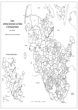 Ämter, Amtsfreie Gemeinden Und Städte in Schleswig-Holstein