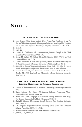 Introduction the Seeds of War Chapter 1 American Perceptions Of