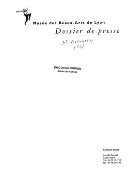 Dossier De Presse