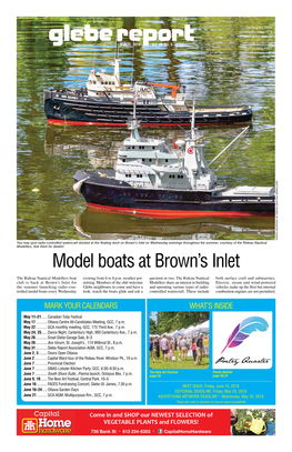 Model Boats at Brown's Inlet