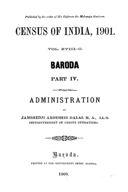 Baroda-Administration, Vol-XVII-C, Gujarat