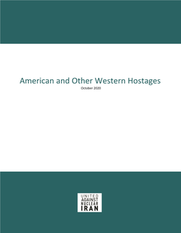 American and Other Western Hostages October 2020