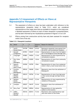 Appendix 05.05 Viewpoint Assessment