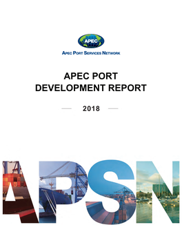 APEC Port Development Reoort 2018