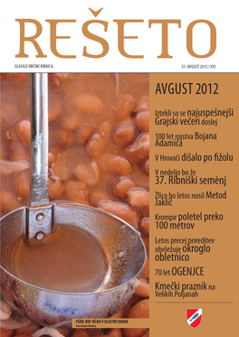 Avgust 2012 / XVI Avgust 2012