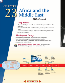 Chapter 23: Africa and the Middle East, 1945-Present