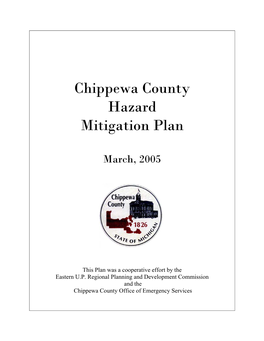 2005 Chippewa County Hazard Mitigation Plan