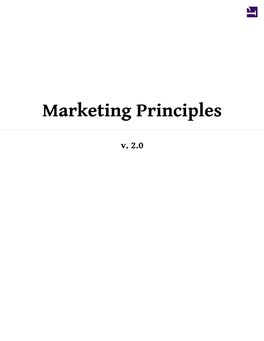 Marketing Principles