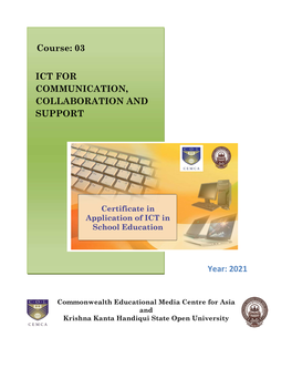 03 Ict for Communication, Collaboration and Support