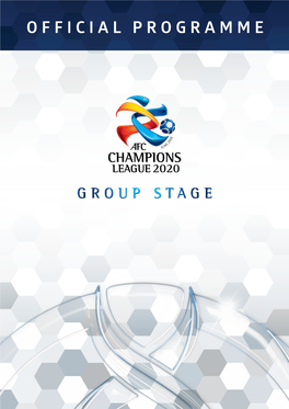 2020 AFC Champions League Group Stage Programme