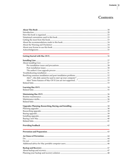 Troubleshooting Mac® OS X®, Lion Edition