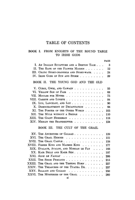 Table of Contents