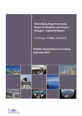 Merimbula Airport Demand, Route Profitability and Airport Charges – Updated Report