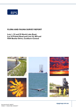 RPS Flora and Fauna Report