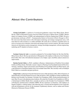 About the Contributors