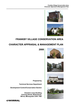 Frankby Village Character Appraisal and Management