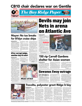 Devils May Join Nets in Arena on Atlantic
