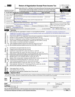 Return of Organization Exempt from Income