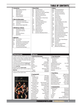 OFFICIAL 2020-21 Purdue MBB Media Guide.Indd