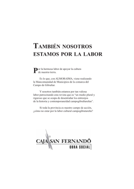 También Nosotros Estamos Por La Labor