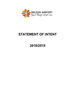 Statement of Intent 2018/2019