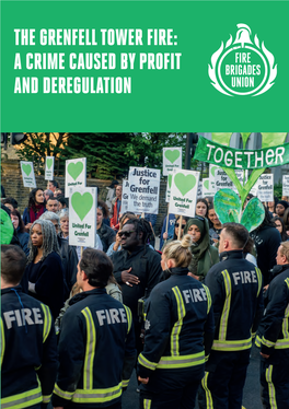 The Grenfell Tower Fire: a Crime Caused by Profit and Deregulation