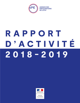 Rapport D'activité 2018-2019