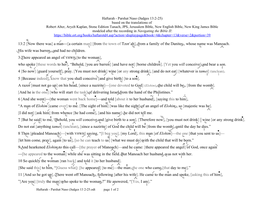 Parashat Naso Haftarah Reading (Judges 13V2-25) in English Transtropilation (Len Fellman 2020)