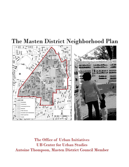 The Masten District Neighborhood Plan