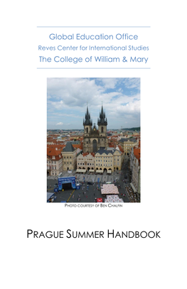 Prague Summer Handbook