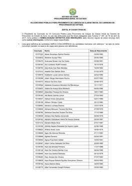 Estado Do Acre Procuradoria-Geral Do Estado