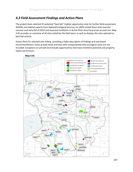 4.3 Field Assessment Findings and Action Plans