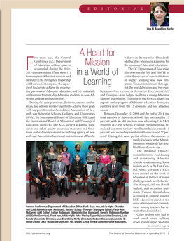 A Heart for Mission in a World of Learning