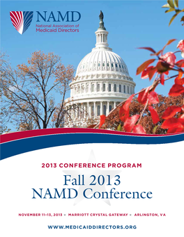 Fall 2013 NAMD Conference