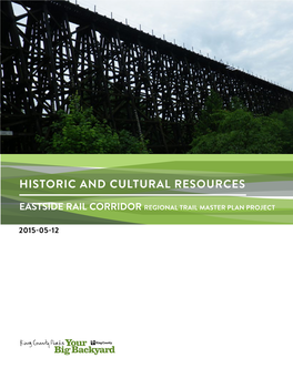 Historic and Cultural Resources