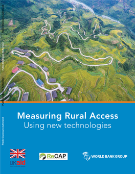 Measuring Rural Access: Using New Technologies