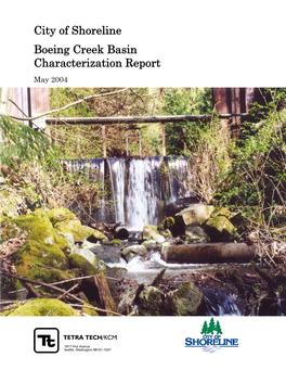 Boeing Creek Basin Characterization Report May 2004